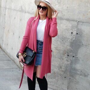 CITY CHIC Cardigan - Pink